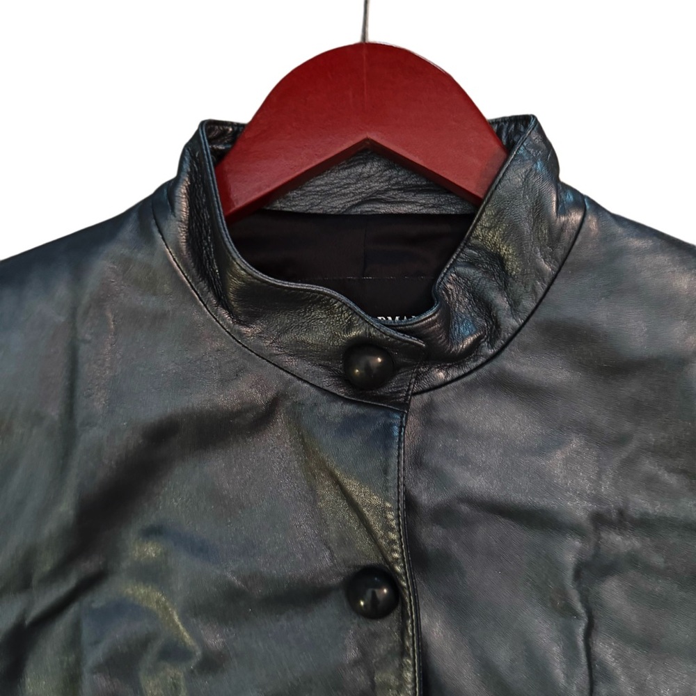 Giorgio Armani 100% Lamb Leather Women's Jacket - Picture 9 of 16